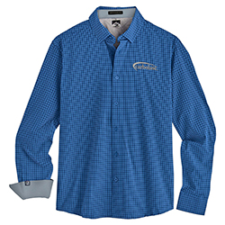 Storm Creek Influencer Microplaid Long Sleeve