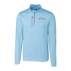 MEN'S STEALTH HEATHER 1/4 ZIP